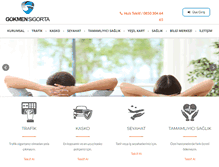 Tablet Screenshot of gokmensigorta.com